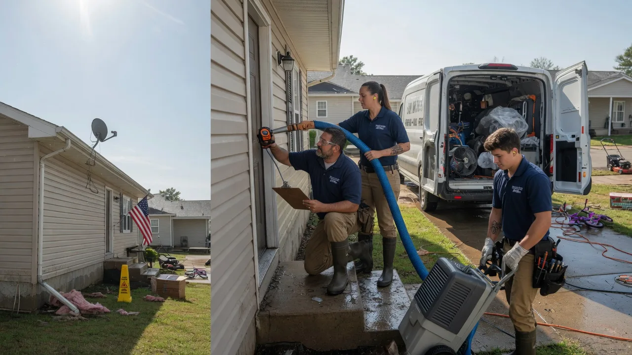 Ceiling Water Damage Restoration in Cochrane, WI near me